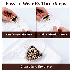Alloy Rhinestone Cufflinks&nbsp;BUTT-WH0024-076G