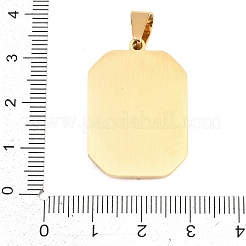 304 Stainless Steel Pendants&nbsp;STAS-B137-12G