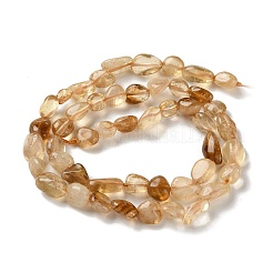 Natural Citrine(Heated) Beads Strands&nbsp;G-F827-A01-01