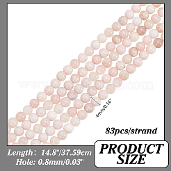 1 Strand Natural Pink Opal Beads Strands&nbsp;G-ME0001-34
