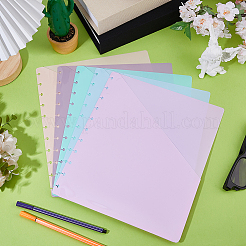 5Pcs PP Separate Loose Leaf File Folder&nbsp;OFST-WH0004-092B