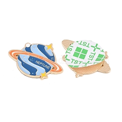 Space Planet Alloy Enamel Cabochons&nbsp;AL-CBA1A6F-07KCG-G