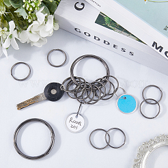 Iron Keychain Clasps&nbsp;FIND-SP0003-72B