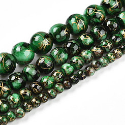 Baking Paint Glass Beads&nbsp;X1-DGLA-N003-6mm-B09