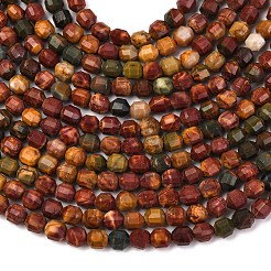 Natural Picasso Stone/Polychrome Jasper Beads Strands&nbsp;G-A260-A24-01
