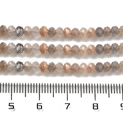 Natural Multi-Moonstone Beads Strands&nbsp;X-G-B074-A08-01