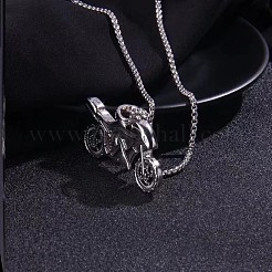 Motorcycle Alloy Pendant Necklace&nbsp;FS-WGFC55A-05
