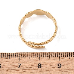 304 Stainless Steel Cuff Open Rings&nbsp;RJEW-P183-02G