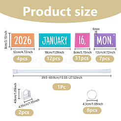 Paper Calendar Planner Sheet&nbsp;AJEW-WH0709-100