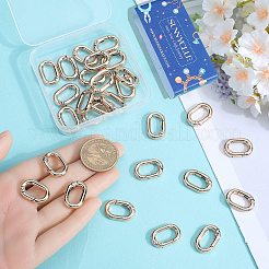 30Pcs Zinc Alloy Spring Gate Rings&nbsp;FIND-SC0010-83A