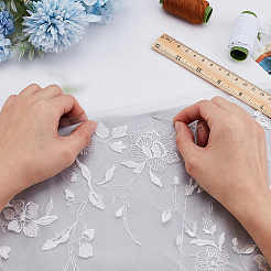 Polyester Embroidered Cloth&nbsp;DIY-WH0888-547