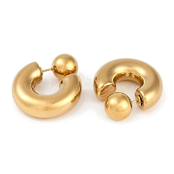304 Stainless Steel Stud Earrings&nbsp;EJEW-D282-02G-01