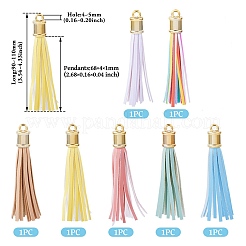 PU Imitation Leather Tassel Pendants&nbsp;FIND-TA0005-07A