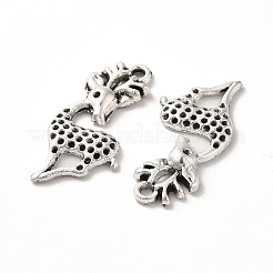 Tibetan Style Alloy Pendant Rhinestone Settings&nbsp;TIBE-B001-38AS