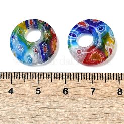 Handmade Millefiori Glass Pendants&nbsp;LAMP-G166-07