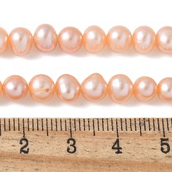 Natural Cultured Freshwater Pearl Beads Strands&nbsp;PEAR-I007-07O-05D