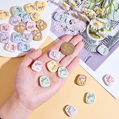 30Pcs Game Console Slime Opaque Resin Cabochons Flatback Cartoon Game Slime Resin Charms Colorful Cartoon Embellishment Cabochon for DIY Crafts Scrapbooking Phone Case Decor&nbsp;JX286A