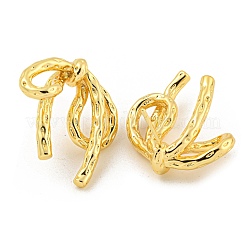 Rack Plating Brass Stud Earrings&nbsp;EJEW-M247-30D-G
