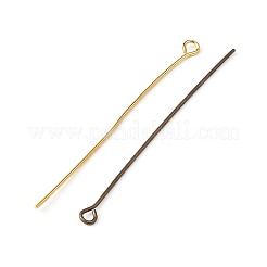 200Pcs 5 Colors Brass Eye Pins&nbsp;KK-YW0002-04