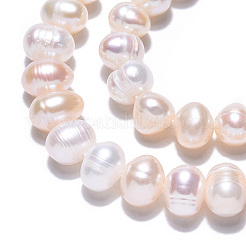 Grade AB Natural Cultured Freshwater Pearl Beads Strands&nbsp;PEAR-N013-05G