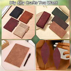 8Pcs 8 Colors PU Leather Sheets&nbsp;DIY-CL0002-51