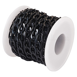 Oval Oxidation Aluminum Curb Chains&nbsp;CHA-TAC0004-01EB