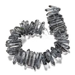 Natural Quartz Crystal Points Beads Strands&nbsp;G-K181-B08