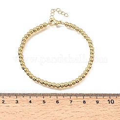 4MM Round 304 Stainless Steel Beaded Bracelets for Man and Women&nbsp;SA-CBAB767-15G