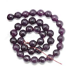 Natural White Jade Bead Strands&nbsp;G-R346-8mm-20