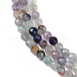 Natural Fluorite Beads Strands&nbsp;G-A252-A01-02