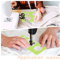 Acrylic Template Ruler&nbsp;TOOL-WH0155-194A