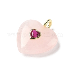 Natural Rose Quartz Pendants&nbsp;G-C274-04H