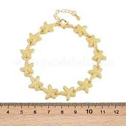 Brass Link Chain Bracelets for Women&nbsp;BJEW-L707-04G-04