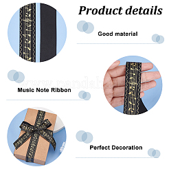 Single Face Hot Stamping Polyester Satin Ribbon&nbsp;SRIB-WH0001-02B