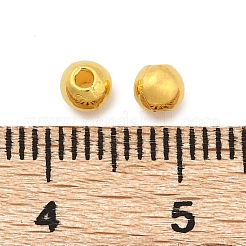 Alloy Round Beads&nbsp;PALLOY-ZN818-4mm-G-RS