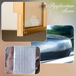 6 Sheets Oval Self Adhesive Door Knob Bumpers&nbsp;AJEW-SP0004-11B