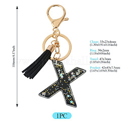 1Pc Resin Letter Keychains&nbsp;KEYC-TADJ0001-09X