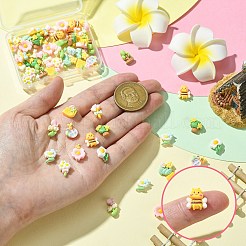 60Pcs 12 Styles Opaque Resin Cabochons&nbsp;RESI-CJ0004-14