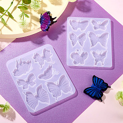 2Pcs 2 Styles DIY Silicone Pendant Molds&nbsp;DIY-TA0011-26