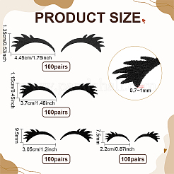 2Bags Felt Craft Doll Eyelash&nbsp;DOLL-FG0001-11