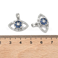Brass Micro Pave Cubic Zirconia Rotatable Pendants&nbsp;KK-A287-05P