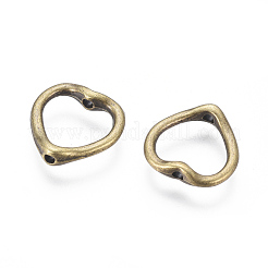 Tibetan Style Heart Bead Frames&nbsp;X-MLF11198Y-NF