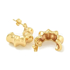 PVD Vacuum Plating 304 Stainless Steel Stud Earrings for Women&nbsp;EJEW-G401-07G