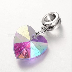 Large Hole Alloy European Dangle Charms&nbsp;PALLOY-JF00041-06