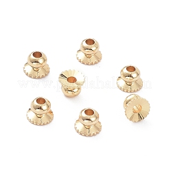 Apetalous Brass Bead Caps&nbsp;KK-K086-20LG