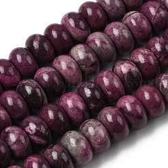 Natural Map Stone/Picasso Stone/Picasso Jasper Beads Strands&nbsp;G-A280-A12-02