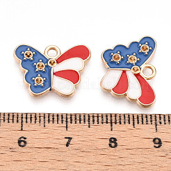 Alloy Enamel Pendant Rhinestone Settings&nbsp;ENAM-T020-98