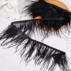 2M Fashion Ostrich Feather Cloth Strand Costume Accessories&nbsp;FIND-GF0004-66A