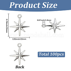 100Pcs Tibetan Style Alloy Pendants&nbsp;FIND-SC0023-22