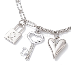 Alloy Charms Bracelets&nbsp;BJEW-JB12747